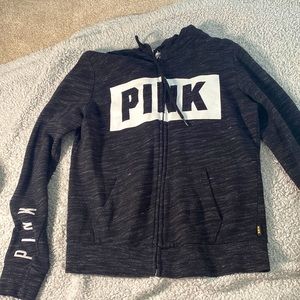 Pink by Victoria Secret zip up hoodie | Worn a little | Perfect condition|Offers